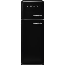 Szabadonálló kombinált hűtő felső mélyhűtővel SMEG FAB30LBL5 fekete