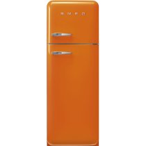 Szabadonálló kombinált hűtő felső mélyhűtővel SMEG FAB30ROR5 narancssárga