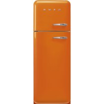 Szabadonálló kombinált hűtő felső mélyhűtővel SMEG FAB30LOR5 narancssárga