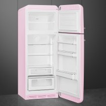 Szabadonálló kombinált hűtő felső mélyhűtővel SMEG FAB30RPK5 pink