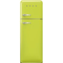 Szabadonálló kombinált hűtő felső mélyhűtővel SMEG FAB30RLI5 citromzöld