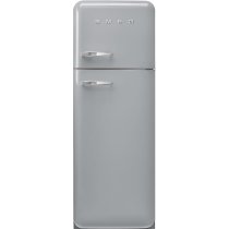 Szabadonálló kombinált hűtő felső mélyhűtővel SMEG FAB30RSV5 ezüst