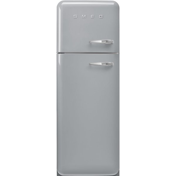 Szabadonálló kombinált hűtő felső mélyhűtővel SMEG FAB30LSV5 ezüst