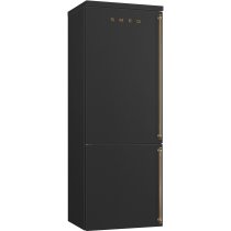 Szabadonálló kombinált hűtő alsó mélyhűtővel SMEG FA8005LAO5 antracit