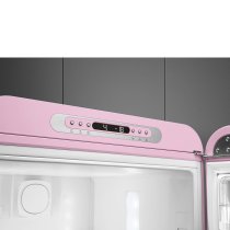 Szabadonálló kombinált hűtő alsó mélyhűtővel SMEG FAB32RPK5 pink