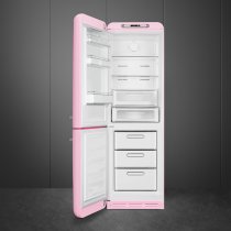 Szabadonálló kombinált hűtő alsó mélyhűtővel SMEG FAB32LPK5 pink