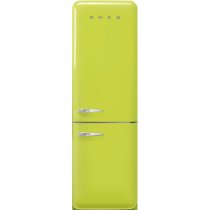 Szabadonálló kombinált hűtő alsó mélyhűtővel SMEG FAB32RLI5 citromzöld