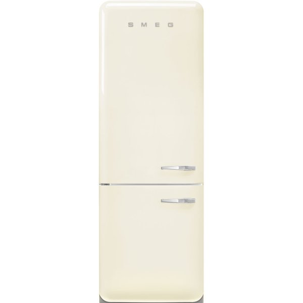 Szabadonálló kombinált hűtő alsó mélyhűtővel SMEG FAB38LCR5 krém