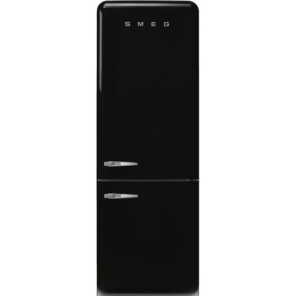 Szabadonálló kombinált hűtő alsó mélyhűtővel SMEG FAB38RBL5 fekete