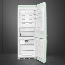 Szabadonálló kombinált hűtő alsó mélyhűtővel SMEG FAB38RPG5 pasztellzöld