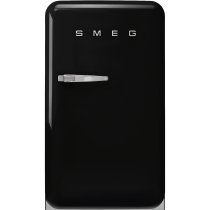 Szabadonálló kombinált hűtő belső mélyhűtővel SMEG FAB10RBL5 fekete