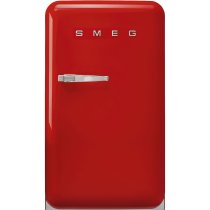 Szabadonálló kombinált hűtő belső mélyhűtővel SMEG FAB10RRD5 piros
