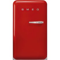 Szabadonálló kombinált hűtő belső mélyhűtővel SMEG FAB10LRD5 piros