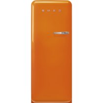 Szabadonálló kombinált hűtő belső mélyhűtővel SMEG FAB28LOR5 narancssárga