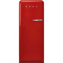 Szabadonálló kombinált hűtő belső mélyhűtővel SMEG FAB28LRD5 piros