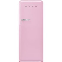 Szabadonálló kombinált hűtő belső mélyhűtővel SMEG FAB28RPK5 pink