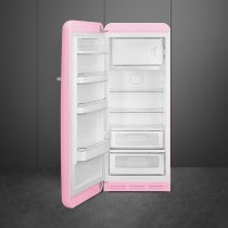 Szabadonálló kombinált hűtő belső mélyhűtővel SMEG FAB28LPK5 pink