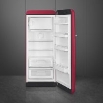 Szabadonálló kombinált hűtő belső mélyhűtővel SMEG FAB28RDRB5 rubinvörös