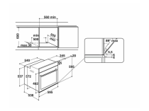 Beépíthető sütő Whirlpool W7 OM4 4S1 C