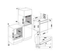 Beépíthető sütő Whirlpool OMSR58CU1SX