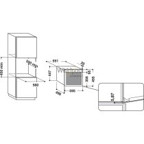 Beépíthető kompakt gőzpároló Whirlpool W11I MS180