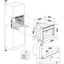 Beépíthető kompakt gőzsütő Whirlpool W11 CM145