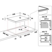 Beépíthető Főzőlap Indukciós Whirlpool WL S8560 AL