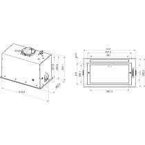 Beépíthető Elszívó Whirlpool WCT3 63F LTK