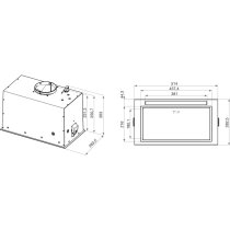 Beépíthető Elszívó Whirlpool WCTH 63F LEB X