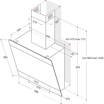 Oldalfali Elszívó Whirlpool WHVP 62F LT W