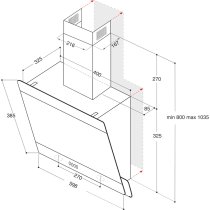 Oldalfali Elszívó Whirlpool WHVP 65F LM K