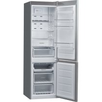 Szabadonálló kombinált hűtő alsó mélyhűtővel Whirlpool W9 931A IX Optic Inox