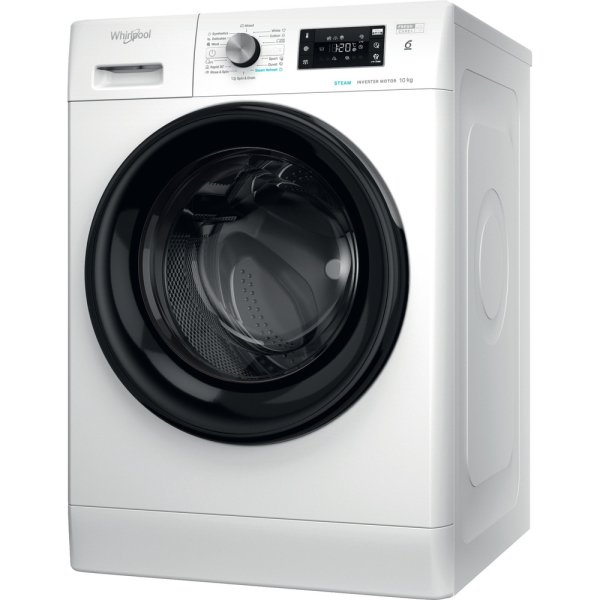 Szabadonálló elöltöltős mosógép Whirlpool FFB 10469 BV EE Fehér