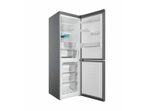 Szabadonálló kombinált hűtő alsó mélyhűtővel Indesit INFC8 TT33X Inox