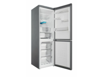 Szabadonálló kombinált hűtő alsó mélyhűtővel Indesit INFC9 TO32X Inox